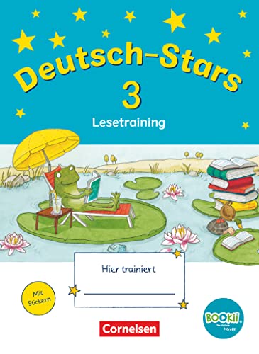 Deutsch-Stars - BOOKii-Ausgabe - 3. Schuljahr: Lesetraining - Übungsheft - Mit Lösungen